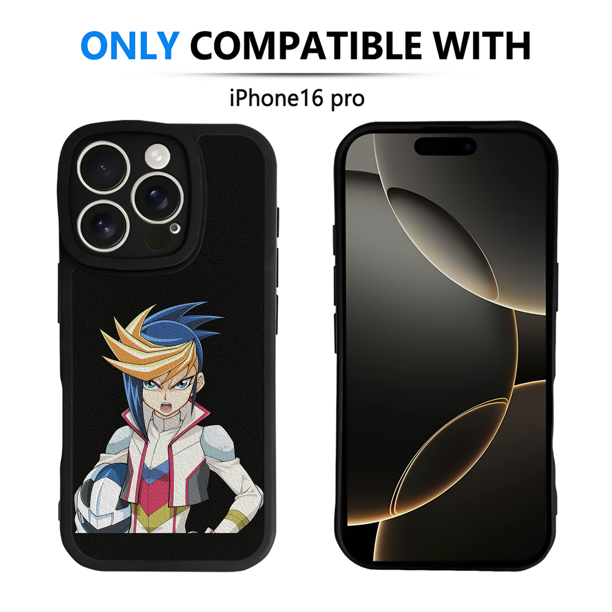 遊☆戯☆王 Yu-Gi-Oh! 【iPhone 16シリーズ対応】シリコンスマホケース（レザー調） 材質：シリコン